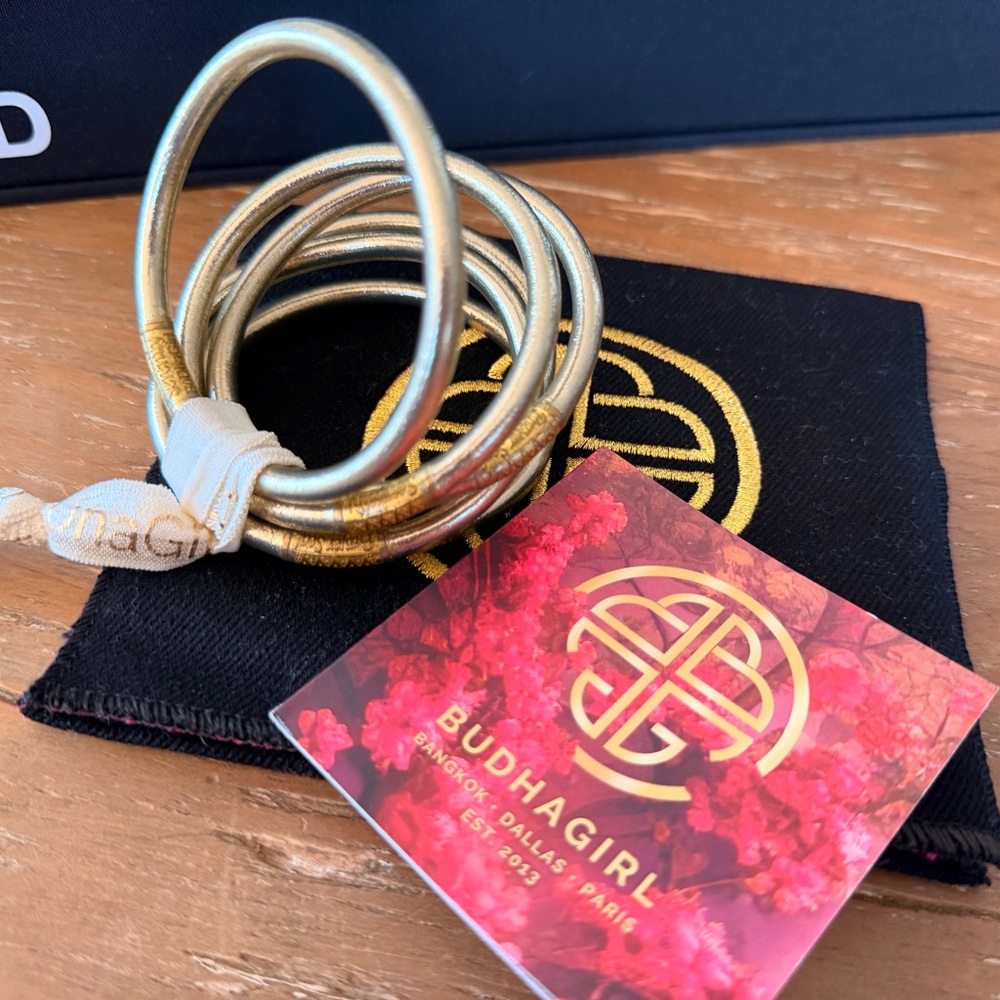 BuDhaGirl Gold Bangle Bracelet Set